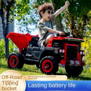 Детский электромобиль на радиоуправлении для детей 1-6 лет, грузоподъемность до 100 кг, внедорожник, пластиковый, четырехколесный, для мальчиков и девочек - Product Image 5