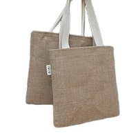 Sac à bandoulière en lin personnalisé 2026, protection de l'environnement, sac simple - tissage uni, sac en jute BIO