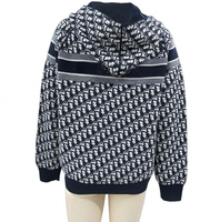 Fabricants de tricots Cardigan à capuche avec logo personnalisé Pull élégant Cardigan court à boutons pour femmes