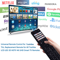 Télécommande universelle de remplacement CT-95082 pour téléviseurs Toshiba/HDTV/LCD/LED