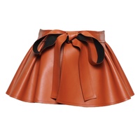 Thắt Lưng Nữ Peplum Corset Váy Nữ Bằng Da Pu Thắt Lưng Rộng