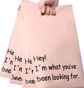 Bolsas de Correo Ecológicas Compostables con Logotipo Personalizado y Acabado Mate para Ropa, Piel y Calcetines - Embalaje de Mensajería con Asa - Product Image 4