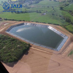 Étang à poissons en plastique noir blanc lisse imperméable <span class=keywords><strong>Lagoon</strong></span> Lake Dam Farm Liner 1.5Mm Hdpe Geomembranes taille personnalisée extérieure - Product Image 4