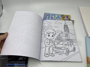 สมุดระบายสี A5 พิมพ์ลายตามสั่ง สำหรับเด็ก  ปกอ่อน/ปกแข็ง พิมพ์สีเต็มรูปแบบ  รับพิมพ์โลโก้ตามสั่ง - Product Image 3