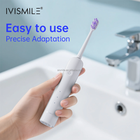 Brosse à dents électrique sonique à faible bruit, à vibrations latérales, nettoyage en profondeur efficace, élimination de la plaque dentaire, brosse à dents électrique oscillante