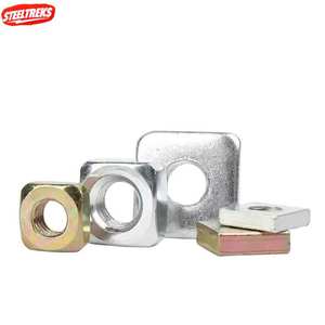 स्टीलट्रेक्स हार्डवेयर उपकरण फास्टनर नट नए कारखाने थोक अखरोट हेक्स स्क्रू कैप कार्बन 304 स्टेनलेस स्टील एम 4 एम 5 एम 6 वर्ग नट्स - Product Image 1