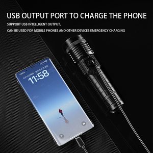 <span class=keywords><strong>Long</strong></span> Shot trắng Lazer Telescopic Zoom ngân hàng điện không thấm nước sạc USB <span class=keywords><strong>LED</strong></span> Tactical <span class=keywords><strong>Torch</strong></span> ánh sáng ngoài trời đèn pin - Product Image 5