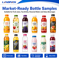 Machine de remplissage, bouchage et étiquetage automatique pour boissons liquides, yaourts, purées de fruits, nectars et jus en bouteilles PET