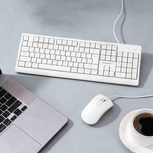 Ensemble clavier et souris ergonomique ultra-fin Sunrose <span class=keywords><strong>T12s</strong></span> filaire pour jeux, 104 touches, pleine taille, plug-and-play, pour PC/ordinateurs portables, en stock - Product Image 4