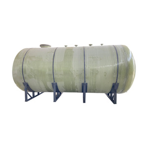Fiberglass Storage Tank 1-200L Chemical Resistant Horizontal FRP Tank For Industrial Water Storage - Product Image 1