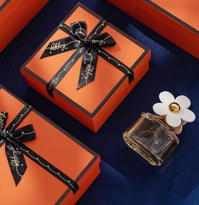 Bán Sỉ Hộp Quà Tặng Giấy Đựng Son Môi Trên Và Dưới Mỹ Phẩm Màu Cam Có Nơ Ruy Băng - Product Image 5