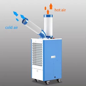<span class=keywords><strong>Aire</strong></span> <span class=keywords><strong>acondicionado</strong></span> portátil con rueda universal para Trabajador de taller de fábrica - Product Image 3