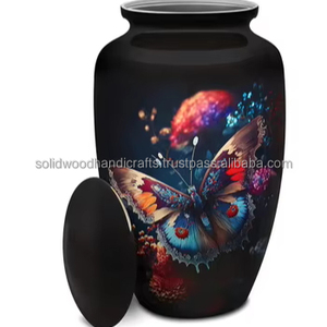 Urnas Funerarias Decorativas de Latón de Alta Calidad, Urnas Hechas a Mano para Hombres y Mujeres - Product Image 2