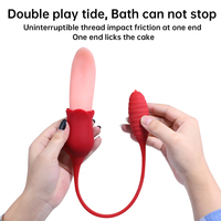 Silikon-Zungenvibrator für Frauen - USB-Aufladbar IPX6 Wasserdicht Verlängert Sexdauer & Erwachsenen-Stimulation