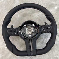 Volant de voiture sport en cuir pour BMW F07 F30 F10 F12 F15 F36 F20 F22 F25 F32 F35 F36 F48 F80 F85 F90 M3 M5 M6 E60 E70 E90