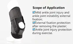 Attelle orthopédique en acier inoxydable, pour le pied, vtt, fasciite nocturne, attelle pour les jambes