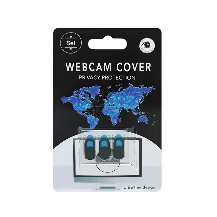 Pas cher prix cadeau Webcam couverture curseur téléphone portable caméra couverture 3 Pack plastique sécurité Webcam confidentialité couverture pour ordinateur portable