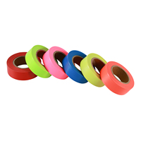 Ruban de marquage forestier non-adhésif en PVC, lumineux et distinctif, pour balisage de sentiers