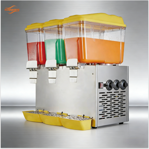 موزع عصير فواكه كهربائي من الفولاذ المقاوم للصدأ عالي الجودة لعام 2026، 3 خزانات سعة 16 لتر لكل خزان، موديل <span class=keywords><strong>PL</strong></span>-163A مع ضمان لمدة سنة - Product Image 1