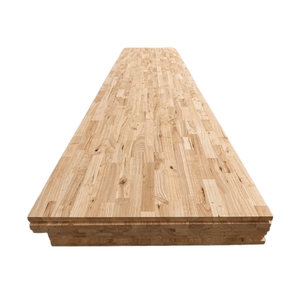 Panneau de contreplaqué en bois de caoutchouc écologique à jointure à doigts, face C, pour la production d'étagères et de tables de meubles - Product Image 1