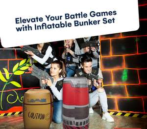 Bunkers gonflables pour la bataille de Paintball Set Home Outdoor Toys for Laser Tags Blast Guns & Paintball Gonflable Barils - Product Image 6