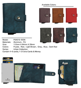 Custom Anti-Theft Short RFID Blocking Open Closure Nylon <b>Card</b> <b>Holder</b> <b>Wallet</b> Minimalist Business Design Large Capacity Unisex - Product Image 4