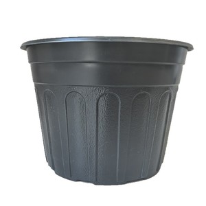 Pot de plante en plastique noir épaissi, durable, moderne et écologique, pour usage intérieur (sol) et en centre commercial - Product Image 5