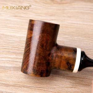 Muxiang Handmade Briarwood Pipe Solid Wood Free Form Tobacco Pipe Custom Made - Product Image 4