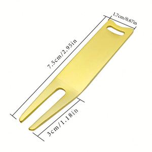 Outil de réparation de divots de golf personnalisable en couleur et en métal, avec ouvre-bouteille, multifonctionnel, durable, cadeau promotionnel pour événements - Product Image 3