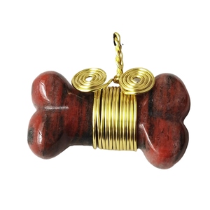 ขายส่ง 20*35 มม.คริสตัลรูปอัญมณีแกะสลักหัตถกรรมลวดห่อจี้สําหรับเครื่องประดับ DIY ทํา - Product Image 4