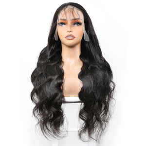 Groothandel Ruwe Indiase Maagdelijke HD 13*4 Kant Frontal Pruiken Natuurlijke Transparante Kant Voorkant Haarwerk van Echt Haar voor Zwarte Vrouwen - Product Image 3