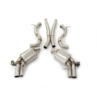 Échappement EXR Valvetronic Catback pour mercedes-benz W223 S63 4.0T V8 2025 télécommande miroir poli échappement de 1.5mm d'épaisseur