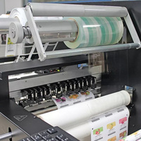 Numérique auto-adhésif rouleau papier étiquette impression étiquette autocollant couleur imprimante découpe Machine à plastifier pour la fabrication d'étiquettes