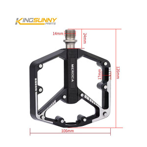 MEROCA <span class=keywords><strong>Pedales</strong></span> de <span class=keywords><strong>Bicicleta</strong></span> de Carretera, Accesorios de Repuesto <span class=keywords><strong>para</strong></span> <span class=keywords><strong>Bicicleta</strong></span>, Plataforma Ancha y Plana, 1 Par - Product Image 4