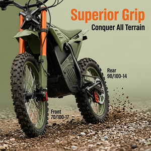 Motocicleta Todoterreno QC-Y02 de 2000W y 60V para Adultos, Motocross de Alta Potencia, Bicicleta Eléctrica de Montaña con Suspensión Completa - Product Image 2
