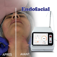 Machine de lipolyse médicale 980nm 1470nm, machine de lifting du visage à fibre optique 400um, dissolution des graisses 1470nm