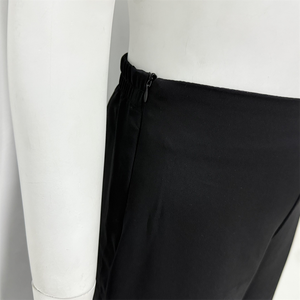 Pantalon long en mousseline de soie pour femme, taille haute élastique respirante, style décontracté ample, nouvelle collection été, grandes tailles - Product Image 6