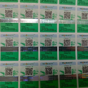 Autocollants adhésifs haute sécurité personnalisés, résistants à l'eau, avec code QR, hologramme, rouleau de vinyle pour scellage holographique, promotions - Product Image 6