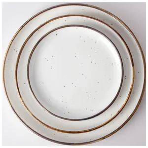 Wedding Custom Ceramic Dish Plate Restaurant Dish Hotel Porcelain Food Serving Catering Dishes & Plates