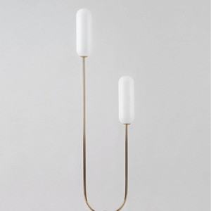 Lámpara de Pie Moderna Frandsen con Luz LED, Base Metálica, Diseño de un Solo Cabezal, para Dormitorio o Sala de Estar - Product Image 1