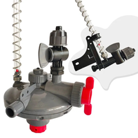Nouvelle vanne régulatrice de pression d'eau automatique pour volailles, système de ligne d'abreuvement pour poulets, construction en métal et bambou, modèle LML-78