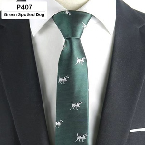 Corbata de Hombre de 6 cm con Diseño Personalizado Disponible, Corbata de Animales de Lujo Italiana Bordada, Corbatas Delgadas <span class=keywords><strong>para</strong></span> Hombre Casual - Product Image 4