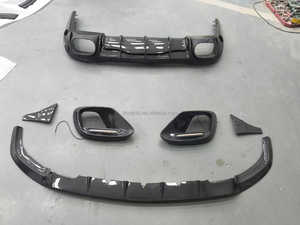 Kit carrosserie en fibre de carbone pour les nouvelles améliorations Mercedes-Benz W223 S63 : pare-chocs avant, diffuseur, jupes latérales, spoiler, prise d'air - Product Image 2