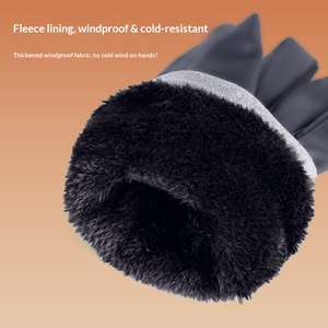 Gants chauds unisexes pour hommes, en Polyester, imperméables, coupe-vent, résistants au froid, antidérapants, pour écran tactile, pour <span class=keywords><strong>vélo</strong></span> <span class=keywords><strong>électrique</strong></span>, automne et hiver - Product Image 4