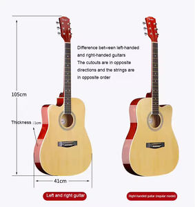 <span class=keywords><strong>Guitarra</strong></span> Clásica Acústica de 41 Pulgadas, para Zurdos, <span class=keywords><strong>con</strong></span> Acabado Brillante, de Alta Calidad, Servicio OEM, para Principiantes, Adultos y Niños - Product Image 4