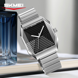 Relojes Octagonales de Nuevo Diseño OEM con Logotipo Personalizado, Correa de Acero Inoxidable, Resistentes al Agua 3ATM, Diseño Minimalista, Reloj de Cuarzo para Hombre - Product Image 6