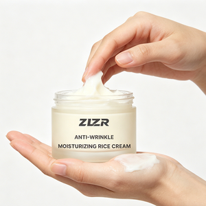 ZZR Anti-Wrinkle Moisturizing Rice Cream for <b>Face</b> All Skin Types Day Use Organic Cream - Product Image 5