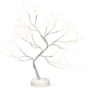 <b>Led</b> Pearl <b>Tree</b> Light Warm White Round Shape Tap Control USB Powered Night Light For Home Decoration - Product Image 5