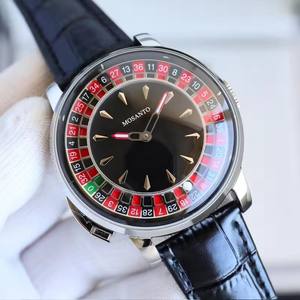 Vente chaude De Luxe Japon Mouvement Montres Jeu Disque Rotation Hommes Jacob-co Mécanique NH35 Montre Roulette Casino Tourbillon Montre - Product Image 1