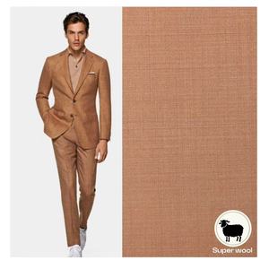 280G/<span class=keywords><strong>M</strong></span> Çevre Dostu Merinos Yünü Karışımlı Balık Sırtı Desenli Dokuma Kumaş %70 Süper Yıkanabilir Yün %30 Polyester Orta Ağırlıkta - Product Image 4